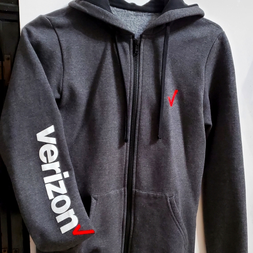 Verizon Wireless full zip hoodie size XS